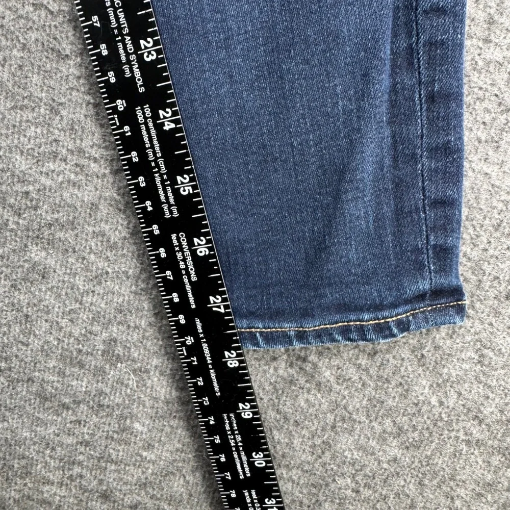 JCrew Stretch Skinny Jeans Womens 24 Dark Wash Blue Denim Mid Rise Ankle fall